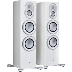 Monitor Audio Platinum 300 3G Ζεύγος Ηχείων Hi-Fi Δαπέδου 400W 3 Δρόμων Satin White