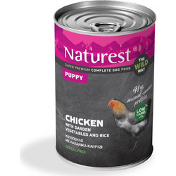 Pet Interest Naturest Puppy Chicken with Garden Vegetables & Rice 400gr