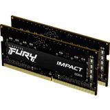 Kingston Fury Impact 32GB (2X16GB) DDR4 RAM 3200MHz C20 SoDimm Black