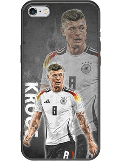 Θήκη Euro 2024 - Toni Kroos iPhone 6 Plus / iPhone 6s Plus Black TPU (Μαύρη Σιλικόνη)
