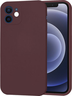 Techsuit - SoftFlex - iPhone 12 - Plum Red
