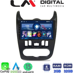 LM Digital ZN4432B Ηχοσύστημα Αυτοκινήτου με Οθόνη Αφής USB Bluetooth & GPS