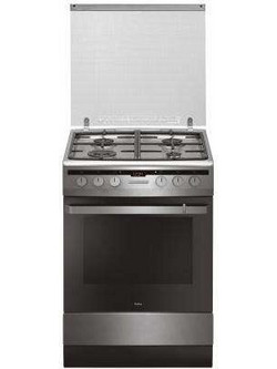 Amica 618GE3.39HZPTADPNAQXX Κουζίνα Ηλεκτρική 65lt με Εστίες Αερίου 60cm