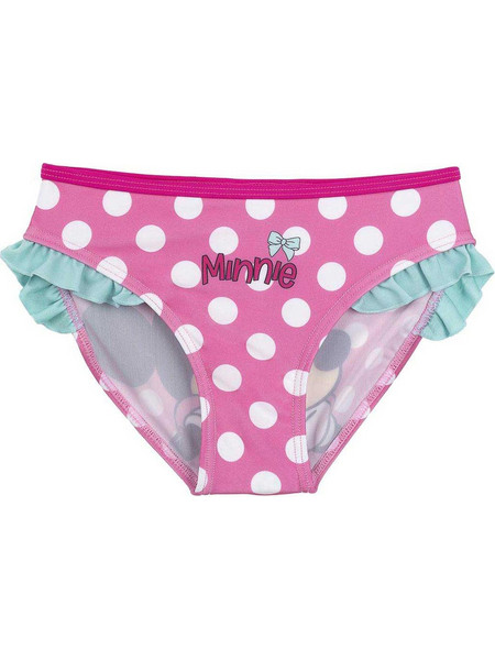 Cerda Minnie Mouse Παιδικό Μαγιό Bikini Bottom για Κορίτσι Λευκό Κόκκινο 2200001923