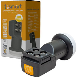 T&SMART 0.1dB UHD 4K Universal Quattro LNB