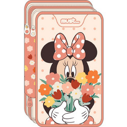 Must Minnie Mouse Happiness Κασετίνα Γεμάτη με 3 Θήκες Μπεζ 564398