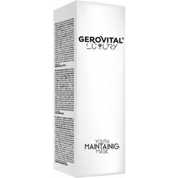 Gerovital Luxury Youth Mantanng Κρεμώδης Μαύρη Μάσκα Προσώπου με Άνθρακα 100ml