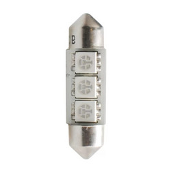 M-tech C5W / C10W Premium LED Μπλε 12V 0,72W 36mm 1τμχ