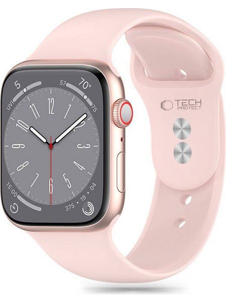 Tech-Protect Iconband Λουράκι Σιλικόνης Pink Sand (Apple Watch 42 / 44 / 45 / 49mm)