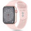 Tech-Protect Iconband Λουράκι Σιλικόνης Pink Sand (Apple Watch 42 / 44 / 45 / 49mm)