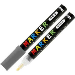 M&G Μαρκαδόρος Ακρυλικός 2mm APL9786D0 Dark Grey S911