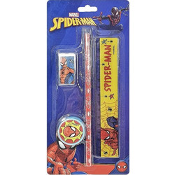 Σχολικό Σετ 4τμχ Σε Καρτέλα 11x23εκ. Spiderman 50-2813 - Justnote - 50-2813