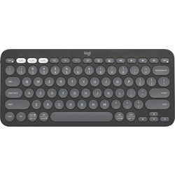 Logitech K380s Pebble 2 Graphite Ασύρματο Πληκτρολόγιο