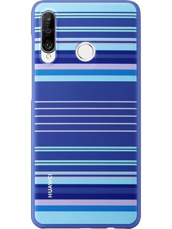 Θήκη Huawei Decorative TPU Blue Lines για Huawei P30 Lite, μπλε (51993075)