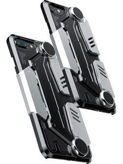 Θήκη Baseus Gamer Gamepad Case για iPhone 7/8/SE 2020, μαύρη/ασημένια (WIAPGM-A0S)