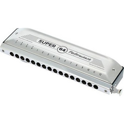 HOHNER Super 64 Φυσαρμόνικα χρωματική φυσαρμόνικα Nτο Ματζόρε