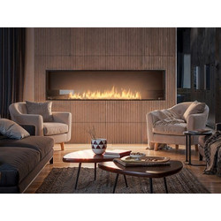 Τζάκι βιοαιθανόλης Slim Inside Black 1500