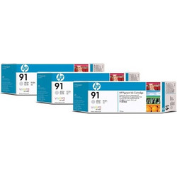 HP 91 Light Grey 3pcs