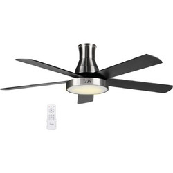 Izzy IZ-9043 Ανεμιστήρας Οροφής με Φως & Τηλεχειριστήριο Μαύρος