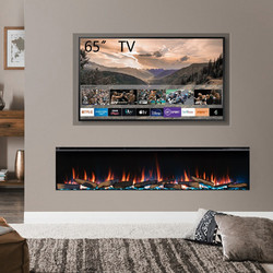 Richen 3D Insert 183 Ηλεκτρικό Τζάκι Τοίχου 2000W Μ182.8xΥ49.5xΒ21cm