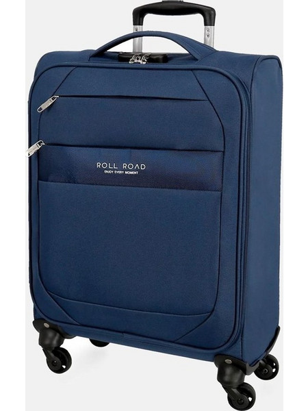 Movom Roll Road Royce Βαλίτσα Καμπίνας 55x40x20cm με 4 Ρόδες Navy Μπλε