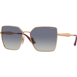Vogue VO4284S 51524L Γυναικεία Γυαλιά Ηλίου Τετράγωνα Μεταλλικά Χρυσά με Μαύρο Degradee Φακό