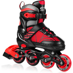 Spokey Keres Inline Αυξομειούμενα Rollers Παιδικά Κόκκινα