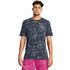 Under Armour Pjt Rck TC AOP Graphic SS Ανδρικό Αθλητικό T-Shirt Ανθρακί 1383294-044