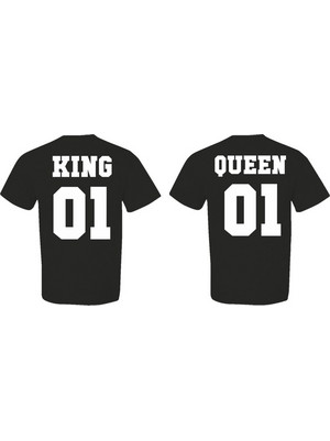 T-shirt King and Queen (σετ 2 τεμ.) Κωδ.1611