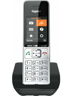 Gigaset Comfort 500 Ασύρματο Τηλέφωνο με Ανοιχτή Ακρόαση Μαύρο Ασημί