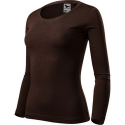 Malfini Fit Γυναικείο Αθλητικό T-Shirt Καφέ MLI-16927