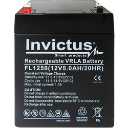 INVICTUS FL12-5 ΜΠΑΤΑΡΙΑ ΜΟΛΥΒΔΟΥ 5AH 12V INVICTUS