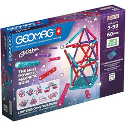 Geomag Μαγνητικό Παιχνίδι Glitter 60τμχ 536