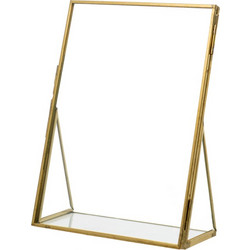 ΚΟΡΝΙΖΑ ΜΕ ΜΕΤΑΛΟ ΧΡΥΣΟ ΧΡΥΣΟ ΚΑΙ ΤΖΑΜΙ 5Χ7