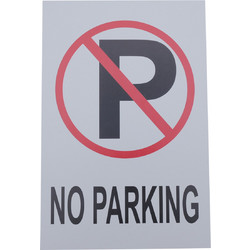 Πινακίδα Σήμανσης NO PARKING 30x20cm PVC