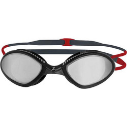 Zoggs Tiger Titanium Γυαλάκια Κολύμβησης Ενηλίκων Αντιθαμβωτικά Κόκκινα Γκρι
