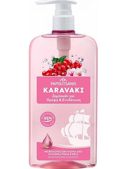 Papoutsanis Moisturizing Φυτικό Σαμπουάν 600ml