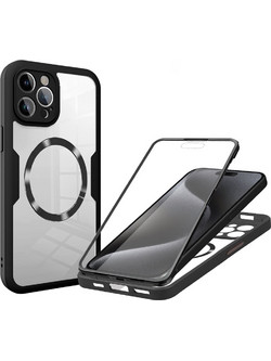 Techsuit ColorVerse 360 MagSafe Series - θήκη για Apple iPhone 16 Pro - Μαύρο