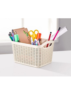 ΚΑΛΑΘΙ ΓΡΑΦΕΙΟΥ ΚΝΙΤ Μ-1083 ΣΤΡΟΓΓΥΛΟ 12L 28,5x28,5x30cm