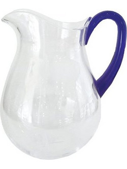 Κανάτα Ακρυλική Jug001 Caspari Clear And Blue Handle (21.6 cm)