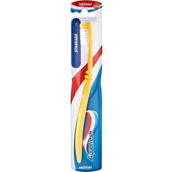 Aquafresh Standard Medium Οδοντόβουρτσα Κίτρινη