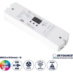 73142 DS-L SKYDANCE DC RF 2.4Ghz DMX512 to SPI Decoder DC 5-24V - IP20 Μ17 x Π5 x Υ2.5cm