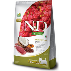 Farmina N&D Quinoa Grain Free Skin & Coat Mini Adult with Duck, Quinoa, Coconut & Turmeric 2.5kg