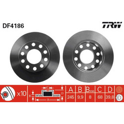 Trw Δισκόπλακα - DF4186