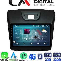 LM Digital ZR8435 Ηχοσύστημα Αυτοκινήτου με Οθόνη Αφής USB Bluetooth & GPS