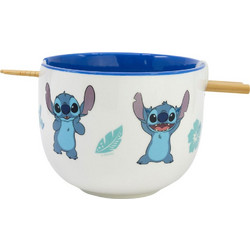 Lilo & Stitch Ramen Bowl with Chopsticks Stitch