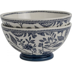 Σετ 2 μπολ δημητριακών 15.5χ8 εκ. stoneware Laure Aslhey Hedingham 184196