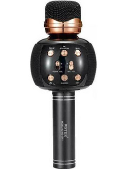 Wster WS-2911 Ασύρματο Μικρόφωνο Καραόκε Μαύρο