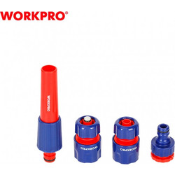 ΥΔΡΟΡΥΘΜΙΣΤΗΣ ΠΛΑΣΤΙΚΟΣ ΣΕΤ 5τμχ WP334006 WORKPRO (ΚΑΡΤΕΛΑ) Ποσοτ.6.00