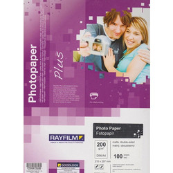 Φωτογραφικό χαρτί Rayfilm Διπλής όψης 200gr A4 Matt 100φύλλα